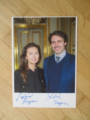 Prinz Ludwig & Prinzessin Sophie von Bayern - rare, handsignierte Autogramme!!!