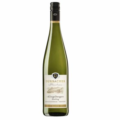 Durbacher Plauelrain Klingelberger (Riesling) QBA trocken - Alkoholgehalt: 12 % vol