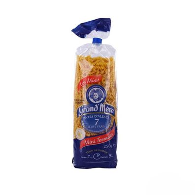 Grand' Mère Eiernudeln aus dem Elsaß Mini Torsades Mini Spirelli 250 Gr