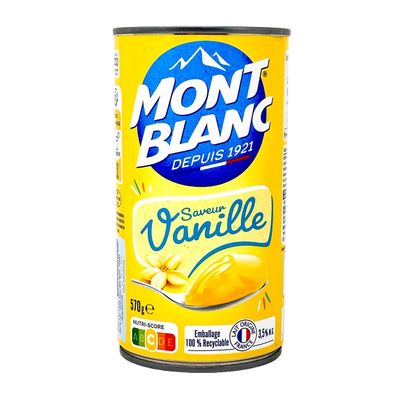 Mont Blanc Creme Vanille: Cremiges Dessert mit authentischem Vanillegeschmack