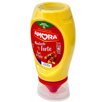 Amora Senf Fine et Forte 265g – Intensiver Geschmack, ideal für jede Mahlzeit