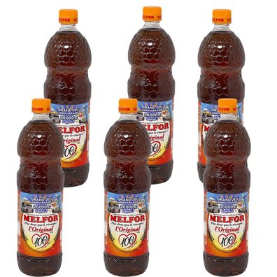 Melfor Das Original Essig Würzmittel – 6 x 1 Liter Flaschen für vielseitigen Genuss