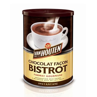 Van Houten Chocolat Facon Bistrot 425g – Hochwertiger Kakaopulver zum Auflösen