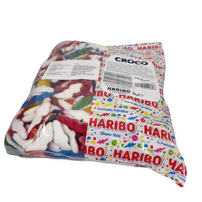 Haribo Croco Krokodile Vrac 2KG Mega Beutel – Fruchtige Gummibonbons aus Frankreich