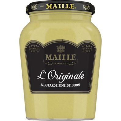 MAILLE Dijon Senf 'Fine de Dijon' 360g: Verfeinern Sie Ihre Gerichte