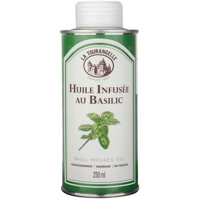 LA Tourangelle Basilikumöl 250ml – Handgefertigtes Gourmetöl für Verfeinerungen