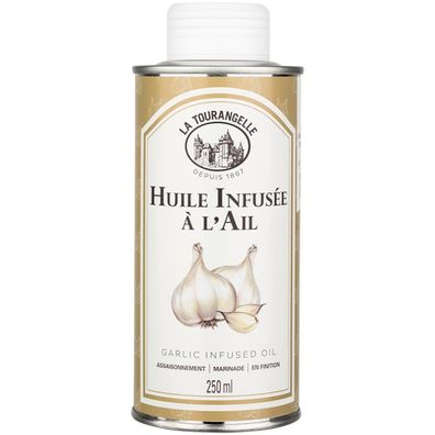LA Tourangelle Knoblauchöl 250ml - Handgefertigtes Gourmet Öl für Feinschmecker