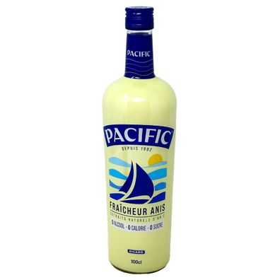 RICARD Pacific Anis Alkoholfrei – Mediterraner Aperitifgenuss in 1 Liter