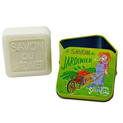 La Savonnerie De Nyons Gärtner Seife 100g in Metalldose - Natürliche Reinigung!