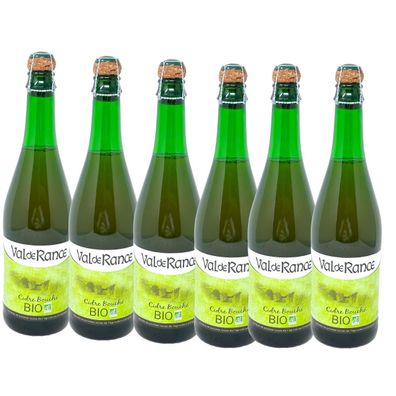 Val de Rance Cidre de Bretagne Biologique 6 x 0,75L – Bio Apfelwein aus Frankreich