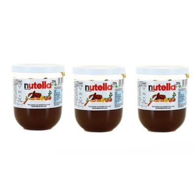 Ferrero Nutella im Trinkglas 3 x 220g - Süßer Genuss für jeden Tag!