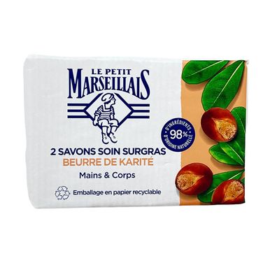 Le Petit Marseillais Seife mit Sheabutter 2x100g – Sanfte Pflege aus Frankreich