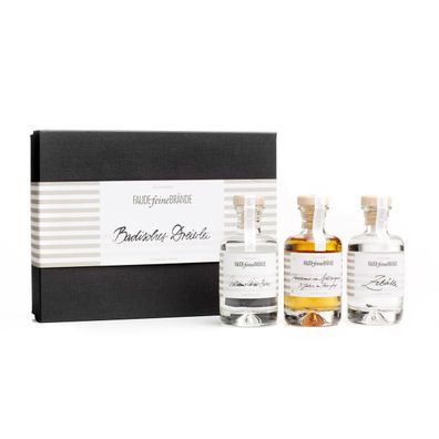 Faude Feine Brände Geschenkbox Badisches Dreierlei 3 x 100ml 40