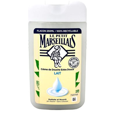 Le Petit Marseillais Duschgel Milch, 250 ml – Sanfte Pflege mit Lait aus Frankreich