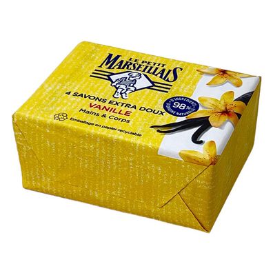 Le Petit Marseillais Vanille Seife Extra Sanft 4x100g – Luxus aus Frankreich