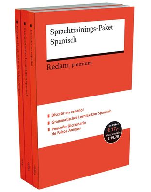 Sprachtrainings-Paket Spanisch. 3 Bände eingeschweißt,