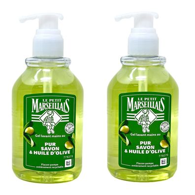 Le Petit Marseillais Flüssigseife Olive 2x300ml - Natürliche Pflege aus Frankreich