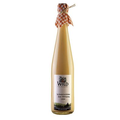 Wild feinste Brände & Liköre Schwarzwald Eier-Williams-Likör 17% vol 0,7 Liter