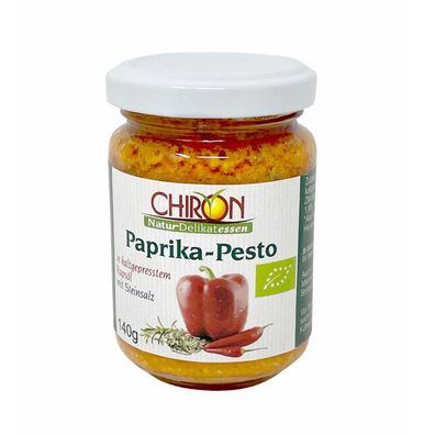 50% CHIRON Naturdelikatessen Bio Paprika Pesto (kbA) MHD 17.10.2024