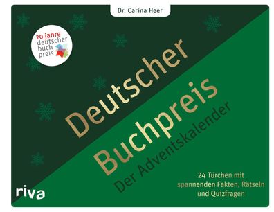 Deutscher Buchpreis - Der Adventskalender, Carina Heer