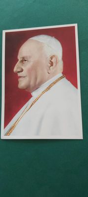 Papst Johannes der 23. , Vatikan Rom, Autogrammkarte