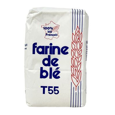 Farine De Blé Weizenmehl T55 (550er) aus Frankreich – 1KG für beste Backergebnisse