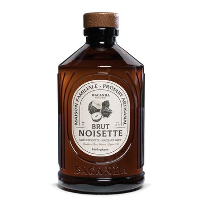 Bacanha Sirop Brut de Noisette Bio 400ml – Bio-Haselnuss-Sirup aus Frankreich