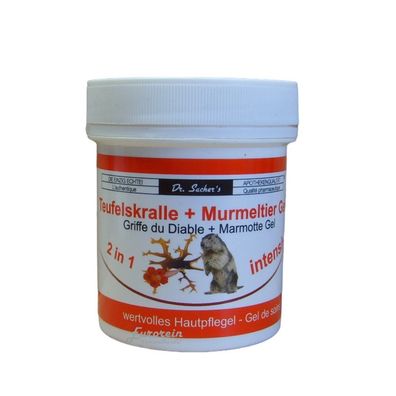 Teufelskralle + Murmeltier Creme-Gel 125ml von Dr. Sacher s