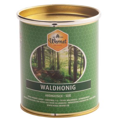 Honig Wernet Waldhonig für Großverbraucher 1KG Dose