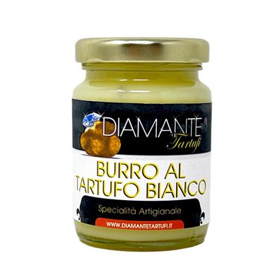 Luxus Malga Butter mit Weißem Trüffel - Diamante Tartufi, Gourmet-Genuss