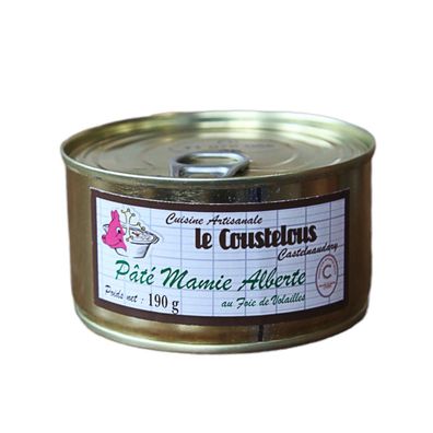 Pâté Mamie Alberte Hühnerleber - Le Coustelous, Tradition aus Frankreich