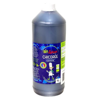 LUTUN BIO Chicorée Cuisine – Flüssiges BIO Zichorien-Konzentrat, 1 Liter