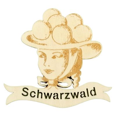 FeineHeimat Laser Magnet Schwarzwald Deko mit Schriftzug - Perfekte Magnethalterung