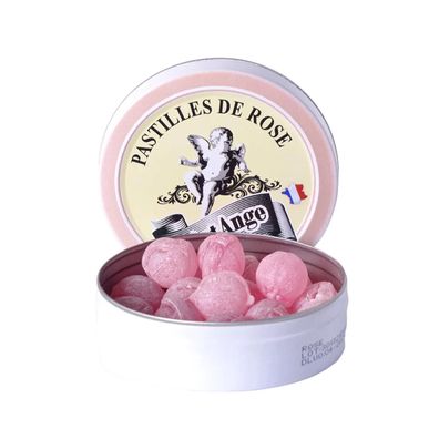 Saint-Ange Rosen-Pastillen – Handgefertigte Pastillen aus Frankreich, 50g