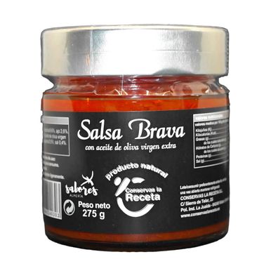 Conservas La Receta Salsa Brava – Authentische spanische Würzsauce, handgefertigt