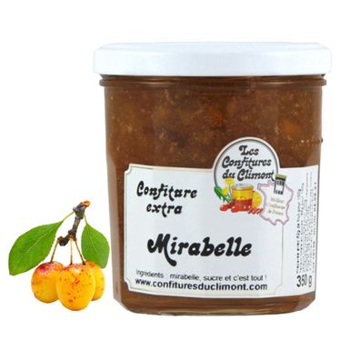 Les Confitures du Climont Mirabellen Konfitüre Extra Handwerklich Hergestellt 350 Gr