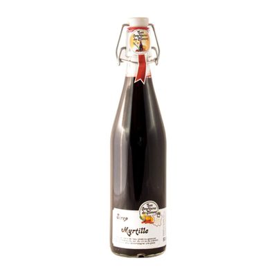 Les Confitures du Climont Heidelbeer Sirup (Myrtille) aus dem Elsass 0,5 Liter