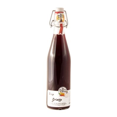 Les Confitures du Climont Sauerkirsch Sirup – Handgefertigt im Elsass, 0,5 Liter