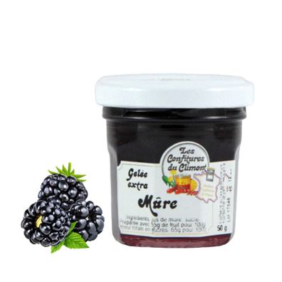 Les Confitures du Climont Brombeere Gelee extra 50g – Handwerklich hergestellt