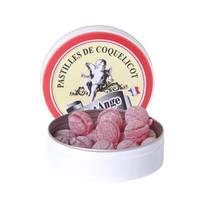 Saint-Ange Pastilles De Coquelicot - Mohn Pastillen aus Frankreich 50g