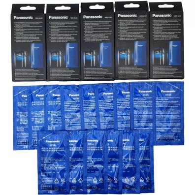 5x Panasonic WES4L03-803 Reinigungslösung Reinigungsflüssigkeit Rasierapparat