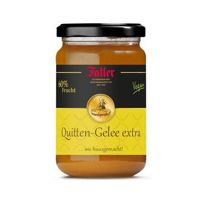 Faller Quitten Gelee extra: Hausgemachter Genuss, 60% Frucht, 330g