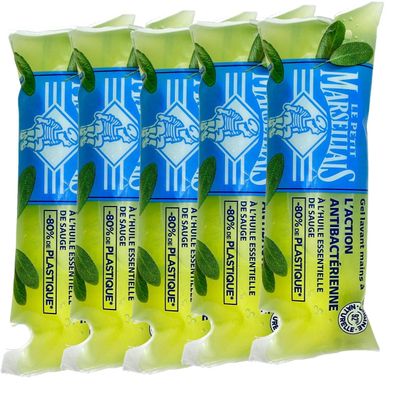 Le Petit Marseillais Flüssigseife Antibakteriell 5 x 250 ml Nachfüllpack