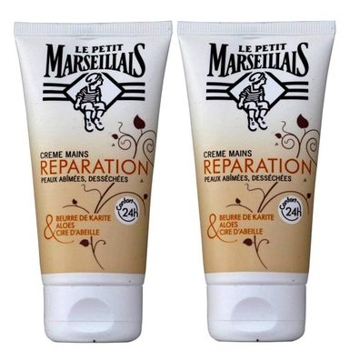 Le Petit Marseillais Handcreme für Extrem Trockene Haut 2 x 75ml