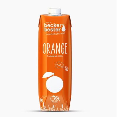 beckers bester Fruchtsaft Getränk Orangensaft 1 x 1 Liter