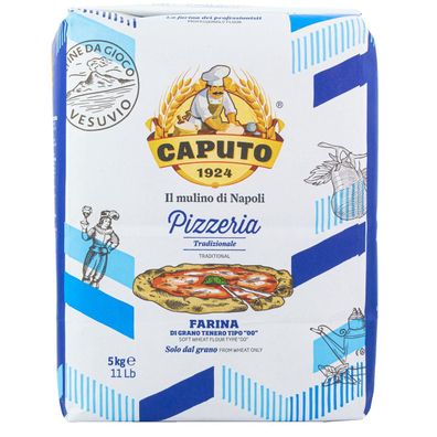 FARINA CAPUTO Weichweizenmehl TYP '00' Pizzamehl 5 kg mulino di Napoli