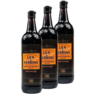 Lea & Perrins Worcestershire Sauce 3er-Pack – Authentischer Geschmack genießen