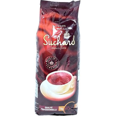 Suchard Kakao Schokolade - 1KG Beutel - Zum Auflösen in warmer oder kalter Milch