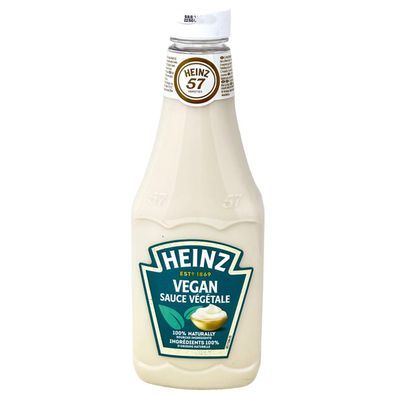 Heinz Vegane Mayonnaise Squeeze Flasche 875 ml – Ideal zum Verfeinern von Speisen