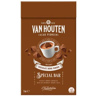 VAN HOUTEN Special Bar Trinkschokolade - 1kg köstlich cremig für puren Genuss